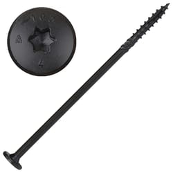 Screw Products, Inc. NOVA #18 in. X 8 in. L Star Black Steel Lag Screw 1 pk