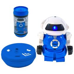 Flipo Mini Remote Control Robot Plastic Blue 1 pc