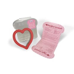 Handstand Kitchen Heart ABS Plastic/Stainless Steel Heart Sandwich Cutter Lunch Set