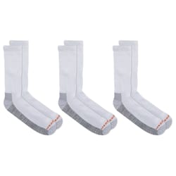 Merrell Everyday Unisex Crew/Work L/XL Socks White