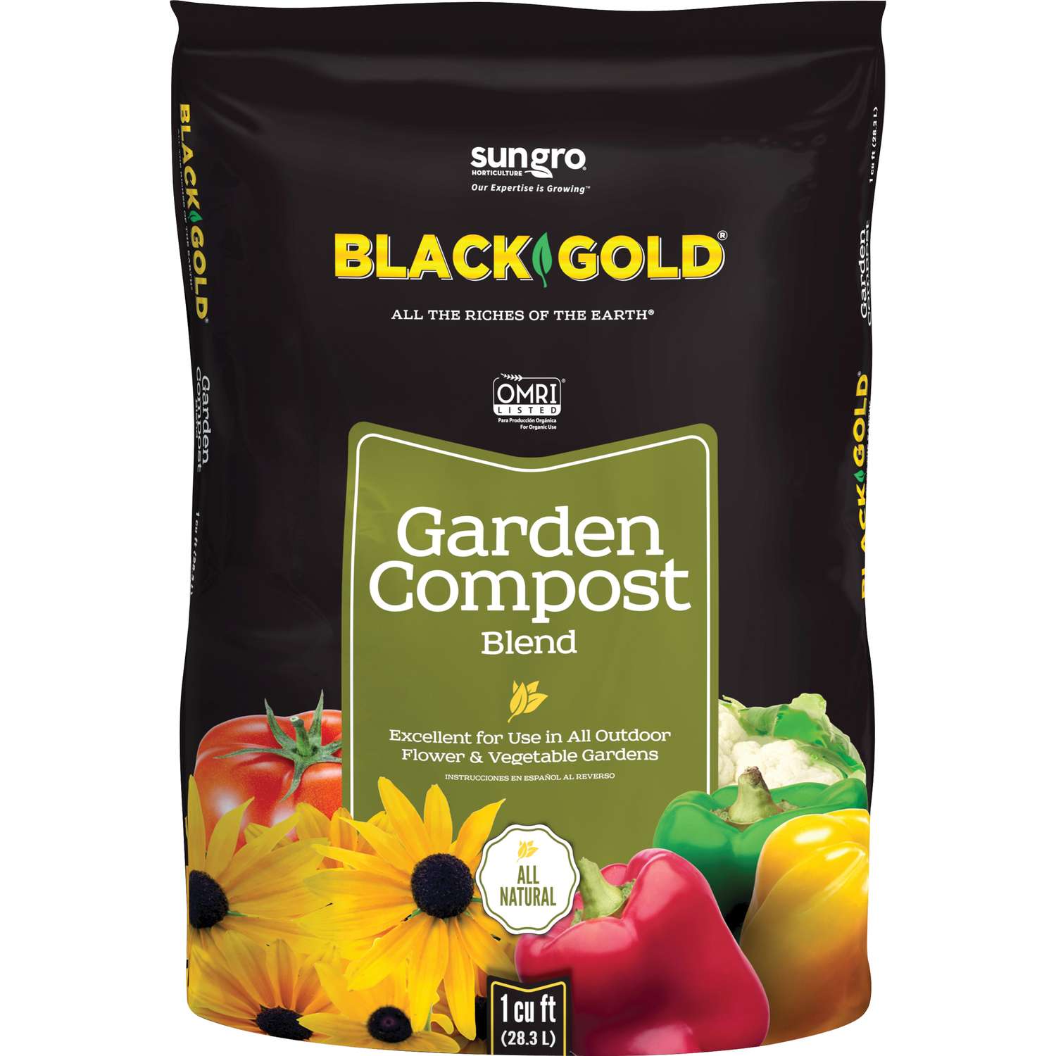Black Gold Organic Compost 1 cu. ft. Ace Hardware