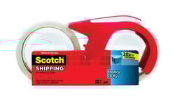 3M Scotch 1.88 in. W X 38.2 yd L Heavy-Duty Packaging Tape with Dispenser 2 pk
