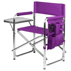 Picnic Time Oniva Purple Sport Folding Chair