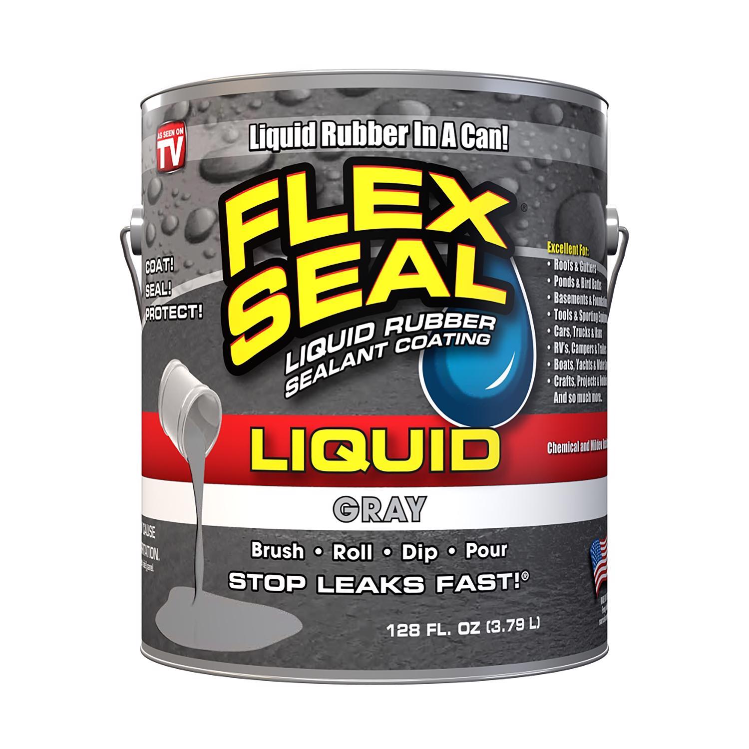 Flex Seal Family of Products Flex Seal Gray Liquid Rubber Sealant Coating 1 gal Uae Electronic uaeelectronic.com