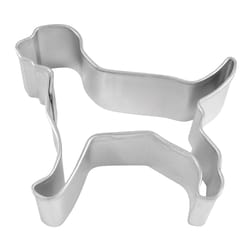 R&M International Corp International Corp 2 in. W X 2 in. L Mini Labrador Cookie Cutter Silver 1 pc