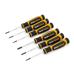 GEARWRENCH Phillips/Slotted Mini Screwdriver Set 6 pc