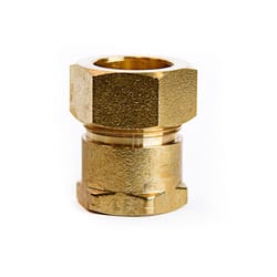 ATC 7/8 in. Compression X 3/4 in. D FPT Brass Coupling