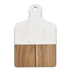 HIC Kitchen 13 in. L X 9 in. W X 1 in. Marble/Wood Cheese Board 1 pk