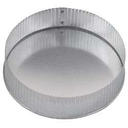 Imperial 8 in. D Galvanized Steel Crimped Pipe End Cap
