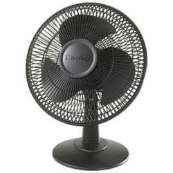 Lasko 16.5 in. H X 12 in. D 3 speed Oscillating Table Fan