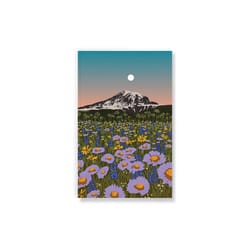 Denik 5 in. W X 8 in. L Multicolored Mountain Flowers Layflat Notebook