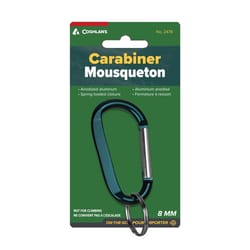 Coghlan's Forest Green Carabiner 3.2 in. H X 1.6 in. W 1 pk