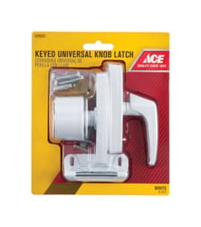 Ace Assorted Metal Keyed Universal Knob Latch 1 pk