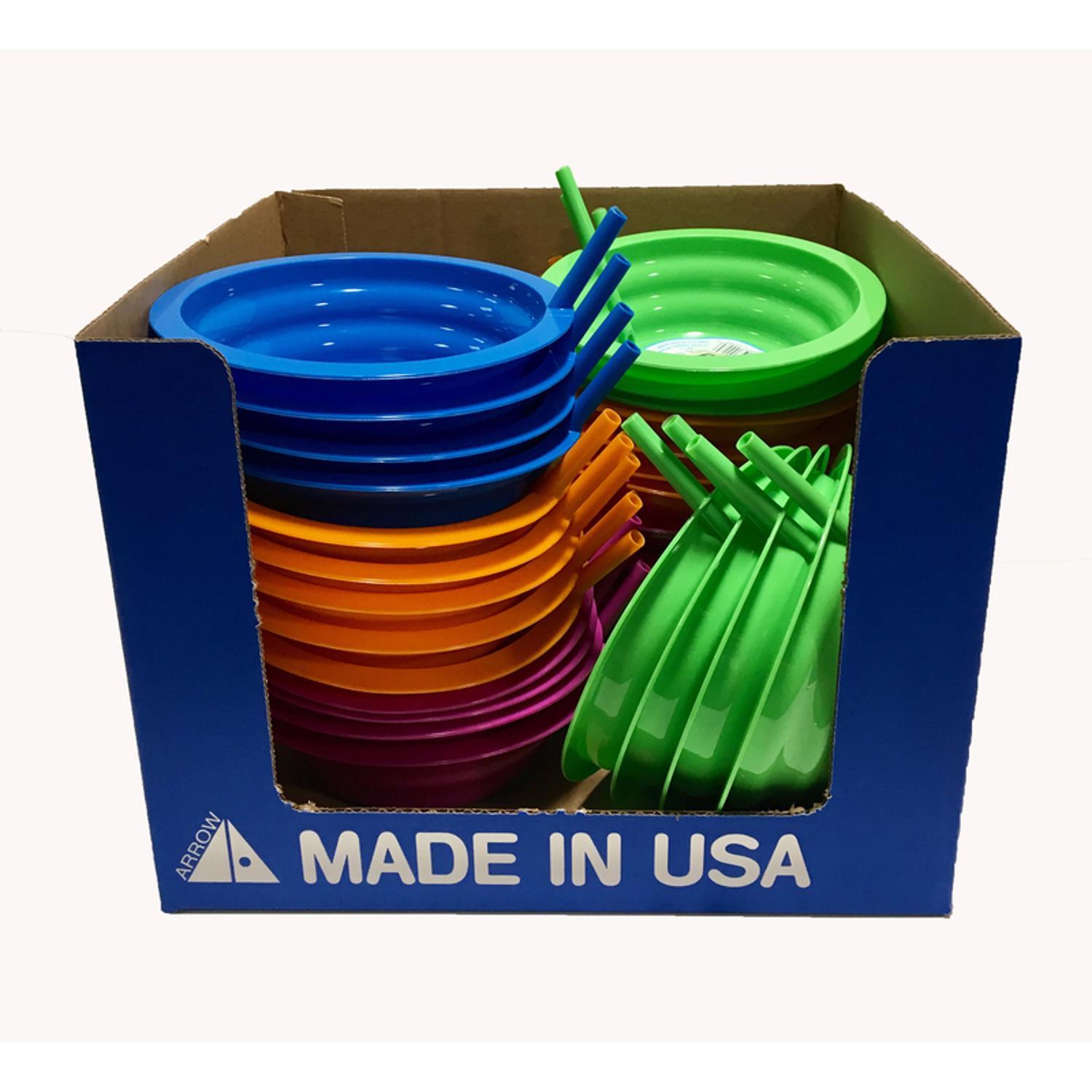 Arrow Home Products 22 oz Assorted Plastic Bowl Sip-A-Bowl 1 pc Sansujyuku sansujyuku.com