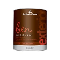 Benjamin Moore  Ben  Low Luster  Tintable Base  Base 4  Paint  Exterior  1 qt. 