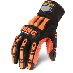 Ironclad Kong Men's Mechanic Gloves Black/Orange XL 1 pk