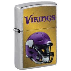 Zippo NFL Silver Minnesota Vikings Lighter 2 oz 1 pk