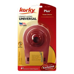 Korky Plus Universal 2 Inch Toilet Flapper Red