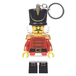 LEGO Minifigures Plastic Multicolored Nutcracker Keychain w/LED Light