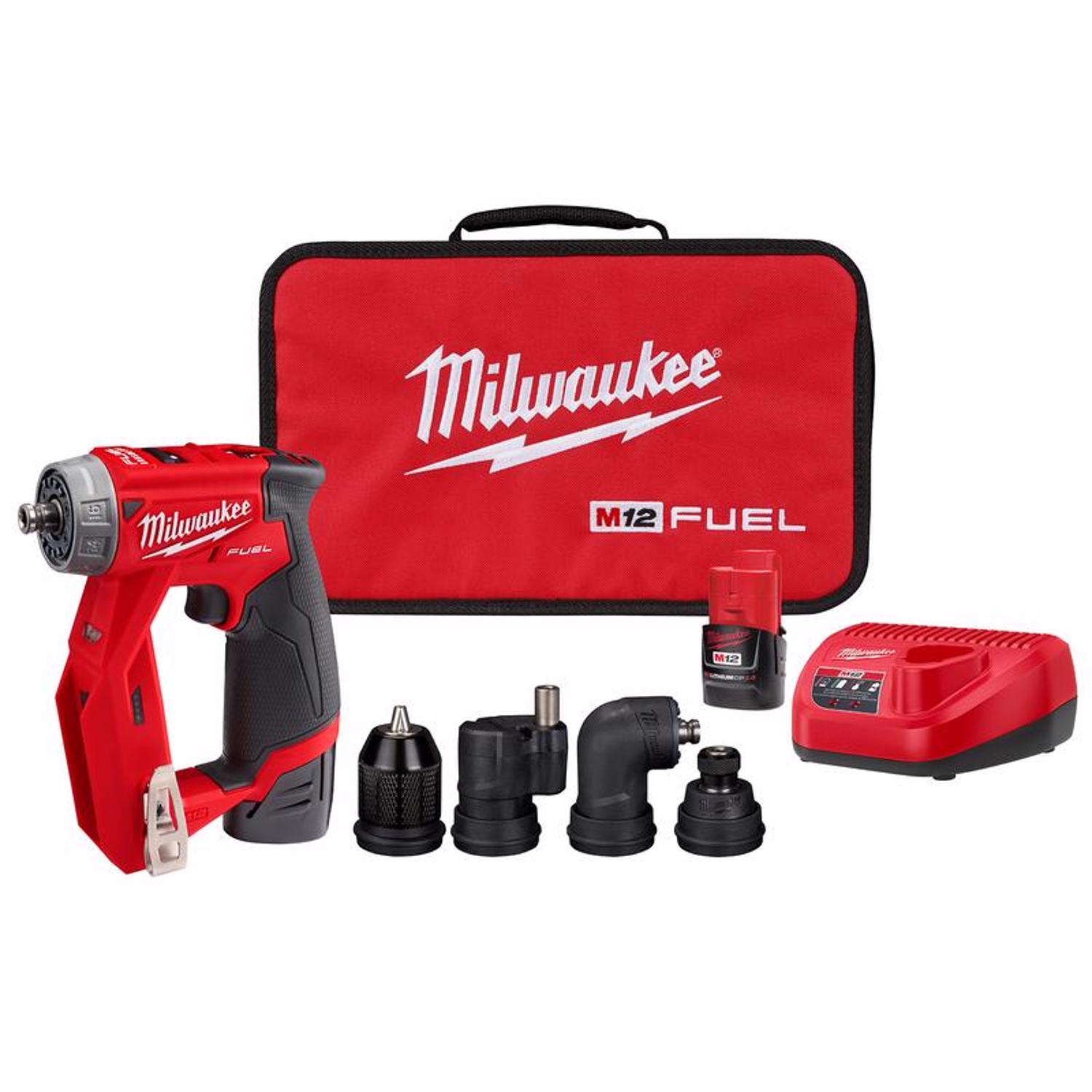 Photos - Drill / Screwdriver Milwaukee M12 FUEL 3/8 in. Brushless Cordless 4-in-1 Installation Driver K 