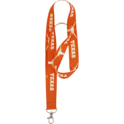 HILLMAN NCAA Polyester Orange Coined-Edge Split Lanyard