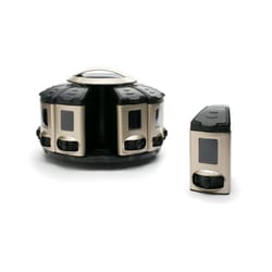 KitchenArt Select-A-Spice Black/Silver Plastic Auto-Measure Spice Carousel 4.5 oz