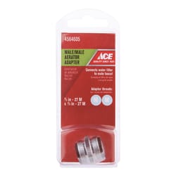 Ace Male Thread 3/4 in.-27M x 3/4 in.-27 Chrome Aerator Adapter