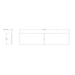 Boltmaster 0.0625 in. X 1.5 in. W X 4 ft. L Weldable Aluminum Flat Bar 1 pk Boltmaster 0.0625 in. X 1.5 in. W X 4 ft. L Weldable Aluminum Flat Bar 1 pk