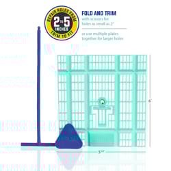 Perfect Wall Patch Wall Plate 6.5 in. W X 10 in. L X 1/4 in. Small Hole Repair Kit