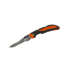 Gerber Vital Black/Orange Stainless Steel 6.9 in. Folding Knife