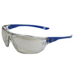 General Electric 03 Series Anti-Fog Impact-Resistant Safety Glasses Indoor/Outdoor Mirror Lens Blue