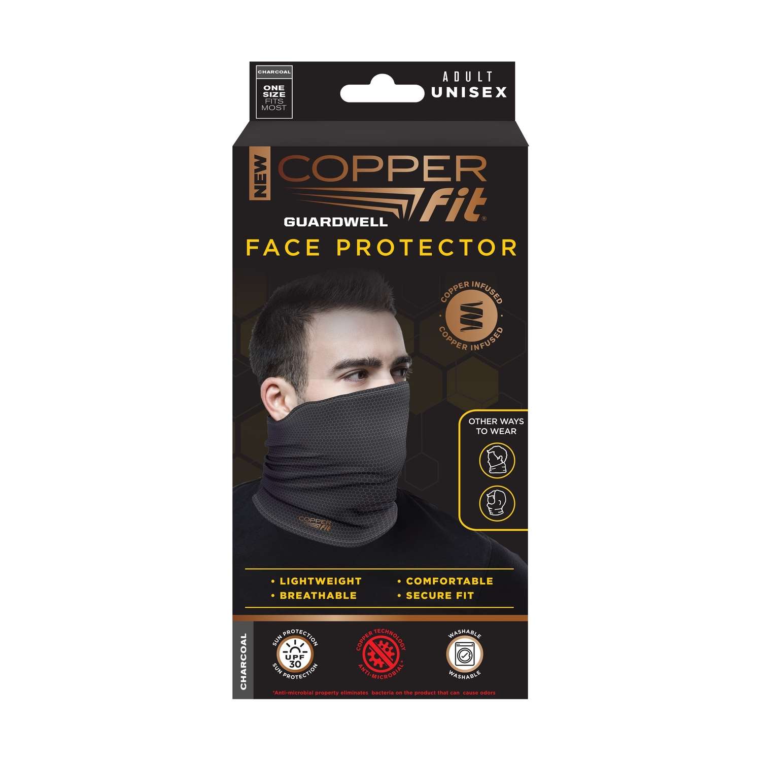 Copper Fit Protective Copper Infused Face Protector 1 pk Ace Hardware