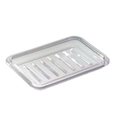 InterDesign Acrylic Soap Saver Soap Dish, Clear