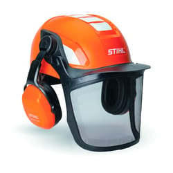 STIHL ADVANCE X-VENT Bluetooth Helmet System Black/Orange Vented
