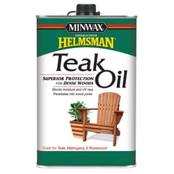 Minwax  Helmsman  Transparent  Amber  Oil-Based  Teak Oil  1 qt. 