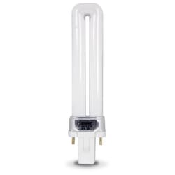 Feit Legacy Bulbs 7 W PL 1.3 in. D X 5.4 in. L CFL Bulb Soft White Compact 2700 K 1 pk