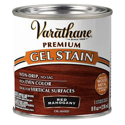 Varathane Premium Red Mahogany Oil-Based Linseed Oil Modified Alkyd Gel Stain 1/2 pt