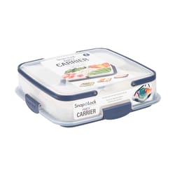 Progressive SnapLock Blue/Clear Food Container and Lid 1 pk