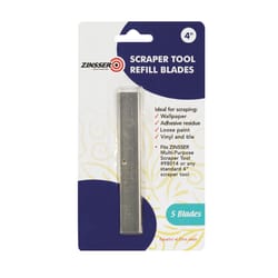 Zinsser 4 in. W Steel Fixed Scraper Refill Blades