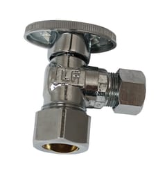 Ace 5/8 in. FPT T X 7/16 in. S Brass Shut-Off Valve