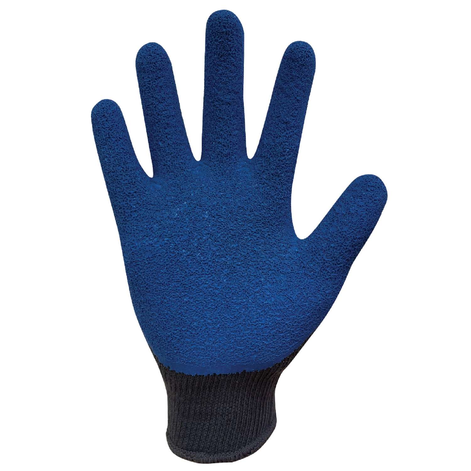 Ace Men's Indoor/Outdoor Latex Coated Work Gloves Blue/Gray M 1