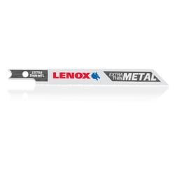 Lenox 3-5/8 in. Bi-Metal U-Shank Extra Thin Metal Jig Saw Blade 32 TPI 5 pk