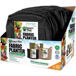 Smart Pot 9.5 in. H X 12 in. W X 12 in. D X 12 in. D Geo-Thermal Fabric Grow Bag Planter Black