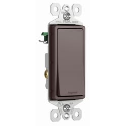 Legrand Radiant 15 amps Rocker Switch Dark Bronze 1 pk