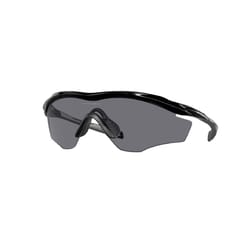 Oakley M2 Frame XL Unisex Polished Black Gray Lens Sunglasses