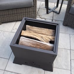 Blue Sky Outdoor Living 22 in. W Steel Square Wood Fire Pit