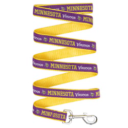 Pets First Team Colors Minnesota Vikings Nylon Dog Leash Medium