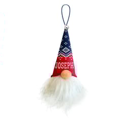Christmas Gnome Multicolored Joseph Ornament 5.5 in.
