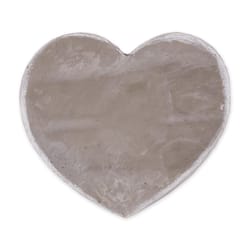 Zingz & Thingz Multicolored Cement 0.75 in. H Heart Flag Stepping Stone