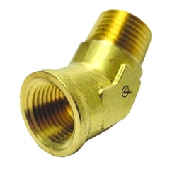 JMF Company 1/2 in. FIP Sizes X 1/2 in. D MIP Brass Street Elbow